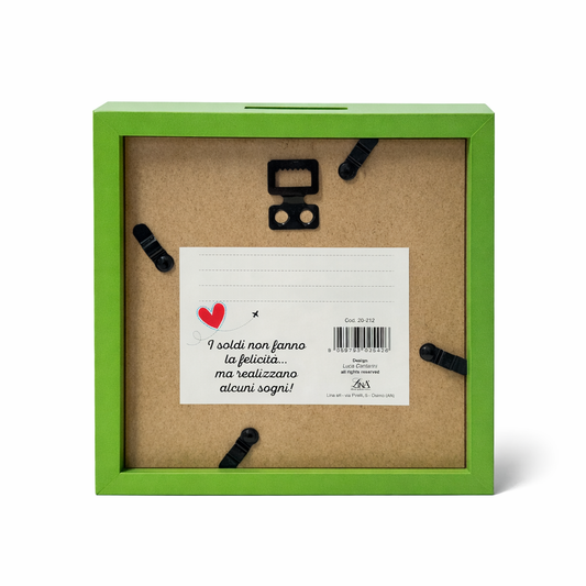 Salvadanaio Quadretto - "Per il viaggio della mia vita"