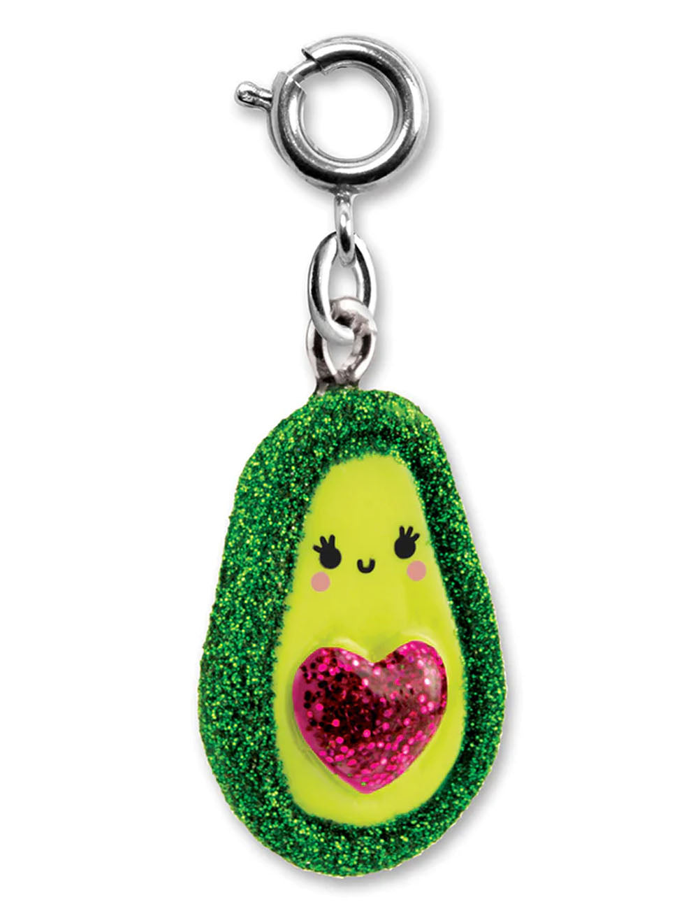 Charm AVOCADO glitterato