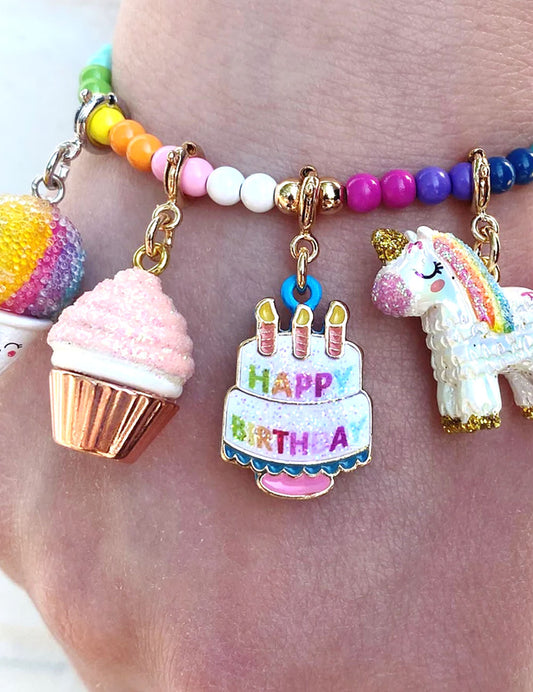 Charm TORTA COMPLEANNO ORO