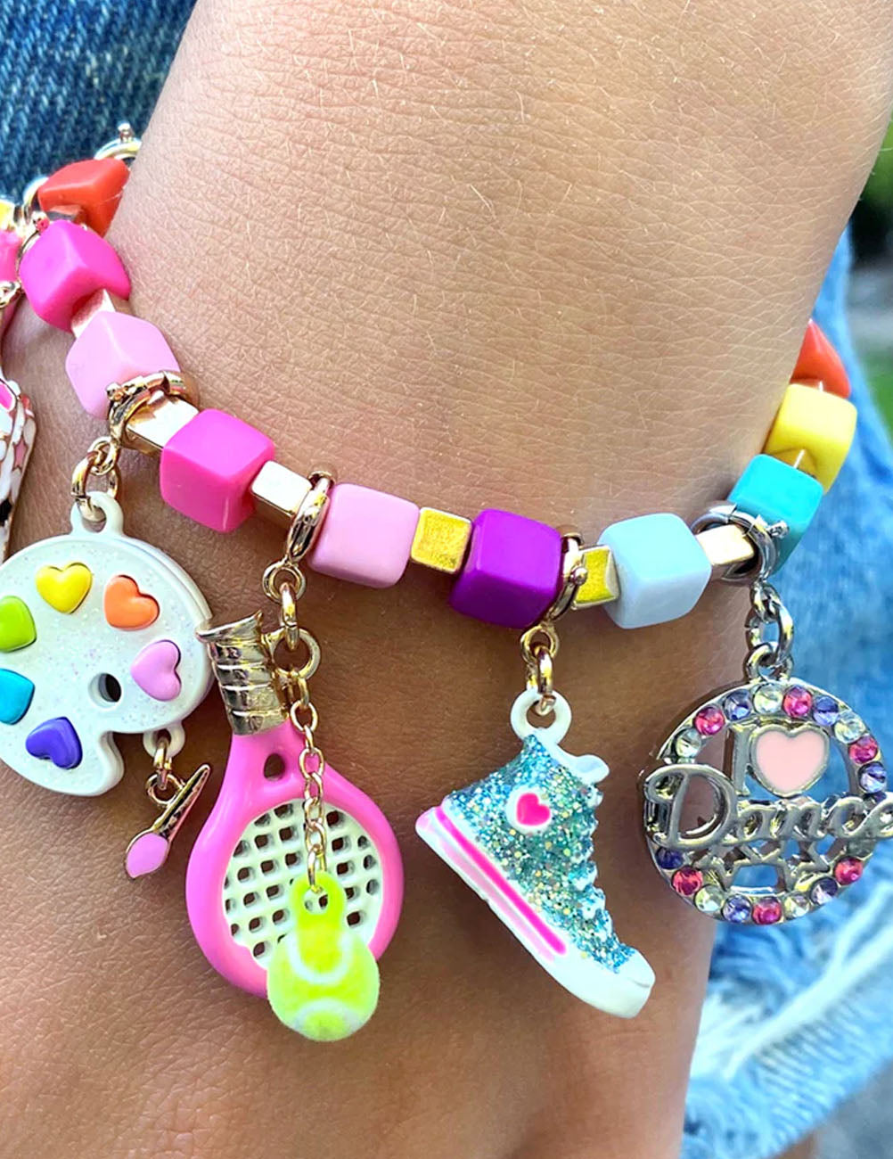 Charm SNEAKER ALTA glitterata