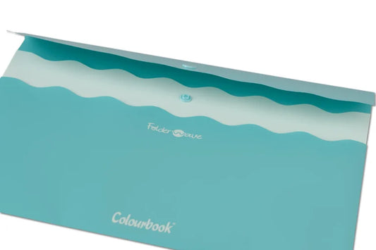 Portadocumenti A4 con bottone Folder Wave