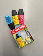 Evidenziatore BOSS MINI ANIMAL VIBES – Set 3 Colori STABILO