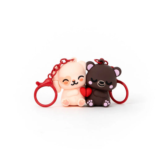 Set 2 Portachiavi Coniglietto e Orsetto