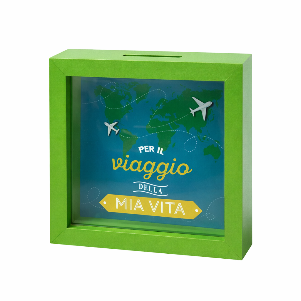 Salvadanaio Quadretto - "Per il viaggio della mia vita"