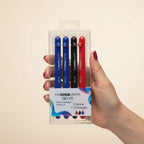 Set 4 Penne Semigel I'M Tinta Unita Gelix Punta 1.0 mm – Versione Classic