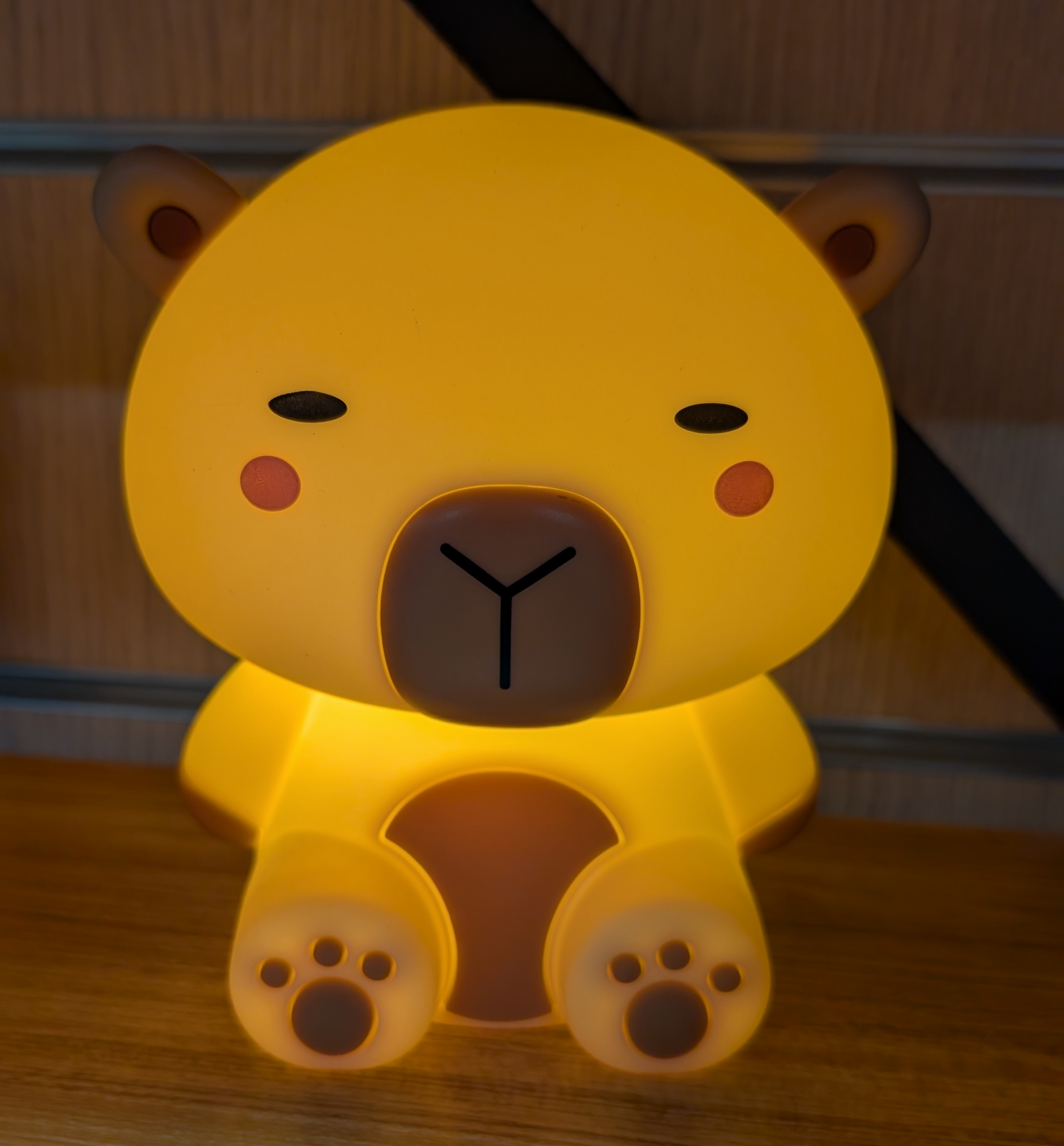 Luce notturna a LED in silicone CAPIBARA