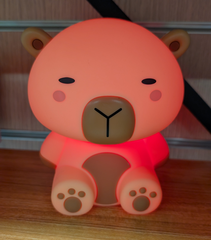 Luce notturna a LED in silicone CAPIBARA