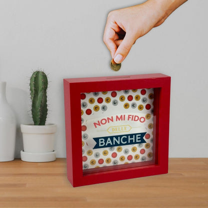 Salvadanaio Quadretto – “Non Mi Fido delle Banche” 😄💸