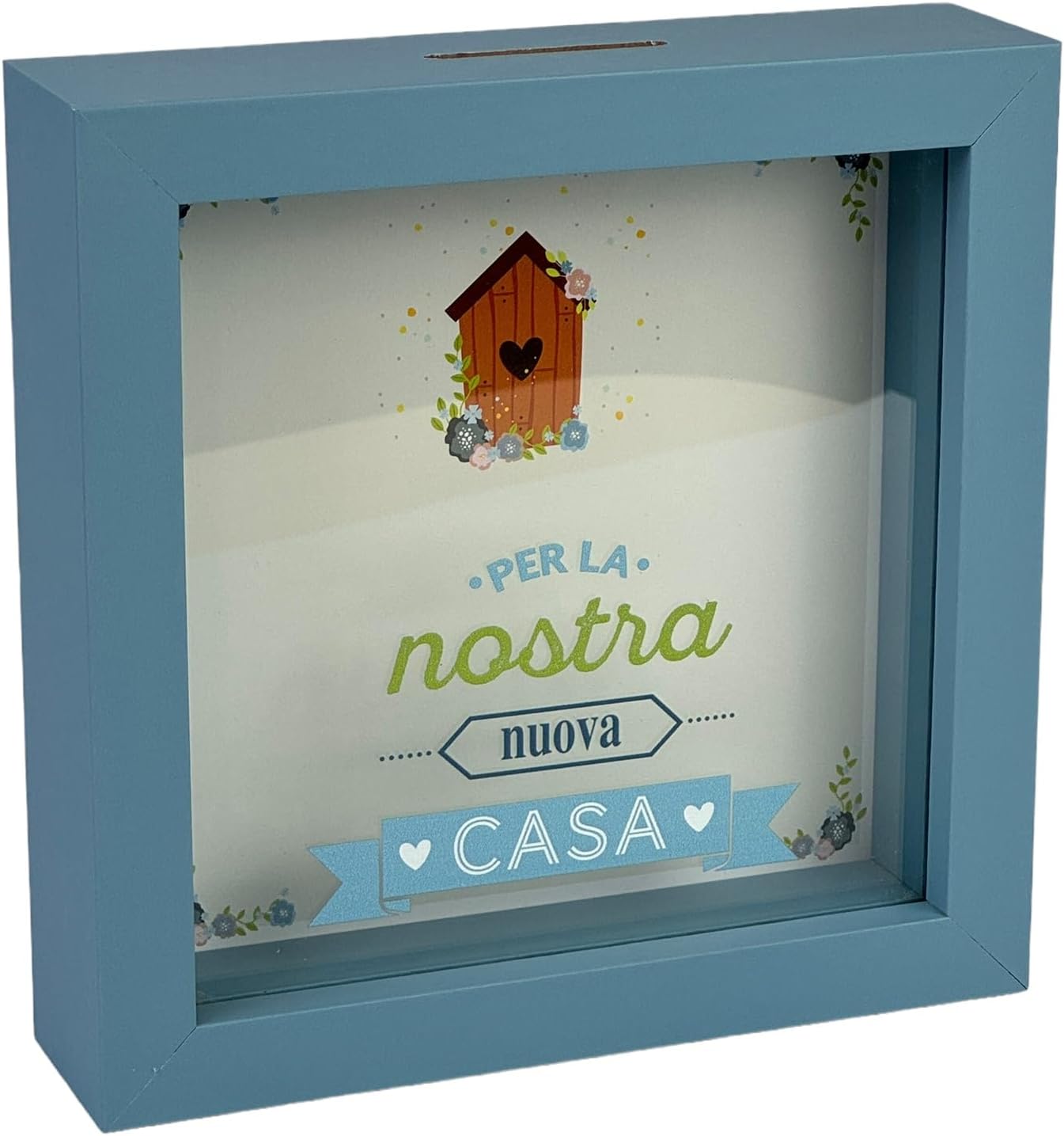 Salvadanaio Quadretto – “Per la Nostra Nuova Casa” 🏡💙
