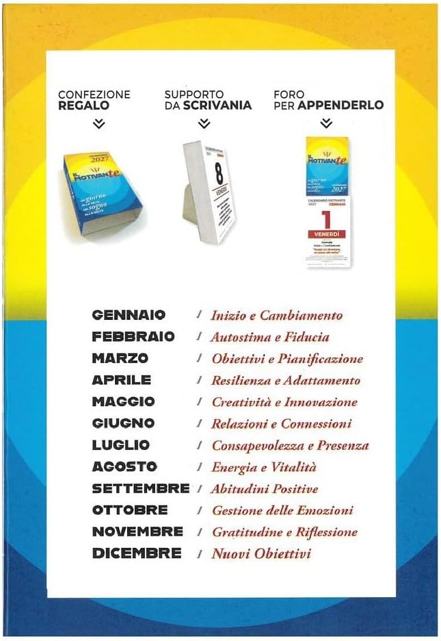 Calendario Giornaliero 2027 “Il Motivante”