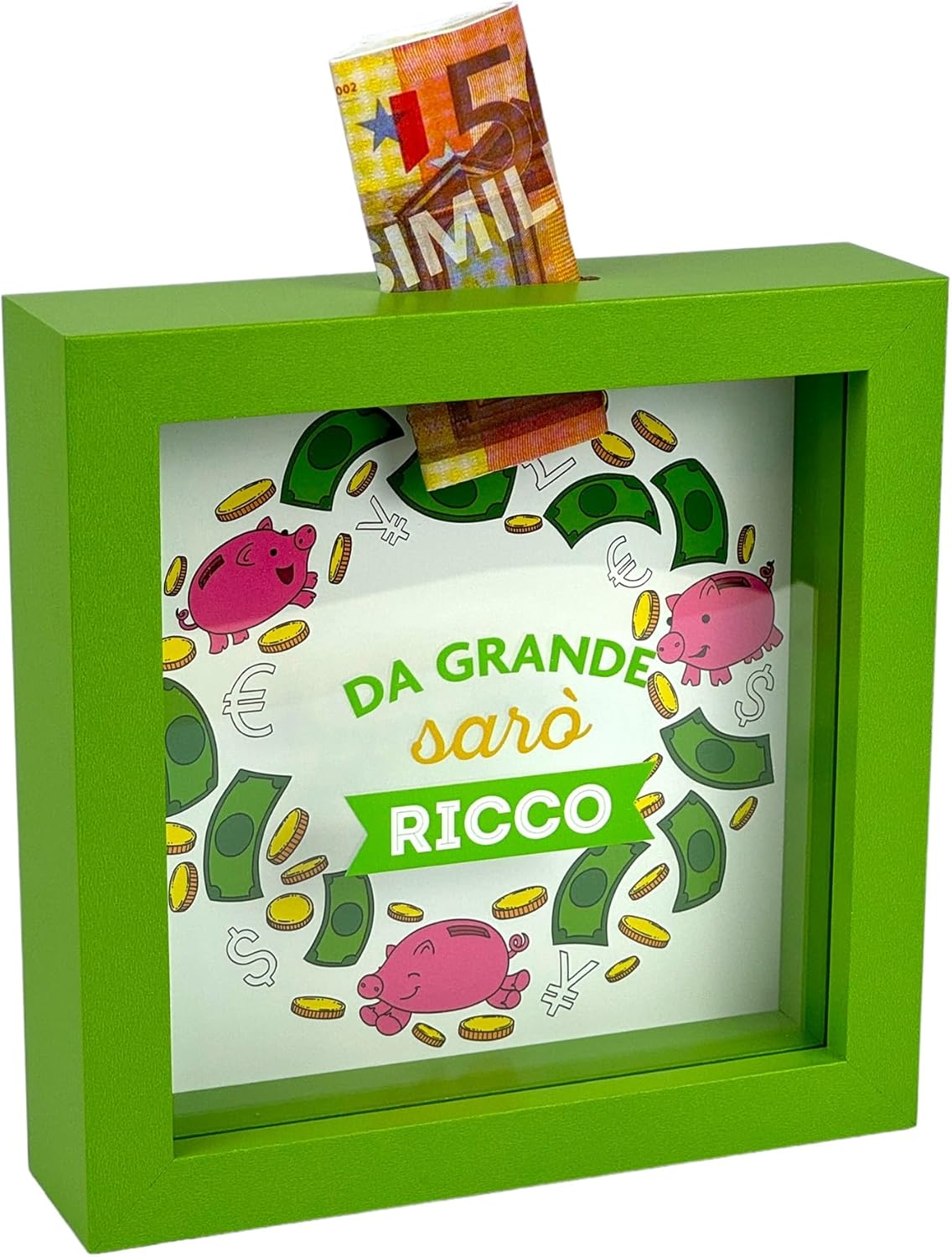 Salvadanaio Quadretto – "Da grande sarò ricco"