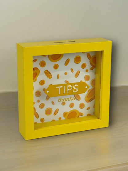 Salvadanaio Quadretto – “Tips, Thanks” 💛💰