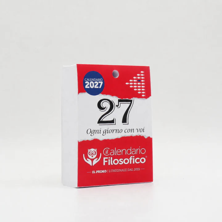 INSERTO Calendario Filosofico 2027 - A6 Misura 10 x 14 CM - INSERTO