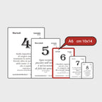 Calendario Filosofico 2027 – Formato A6 (10×14 cm) con Supporto in Legno