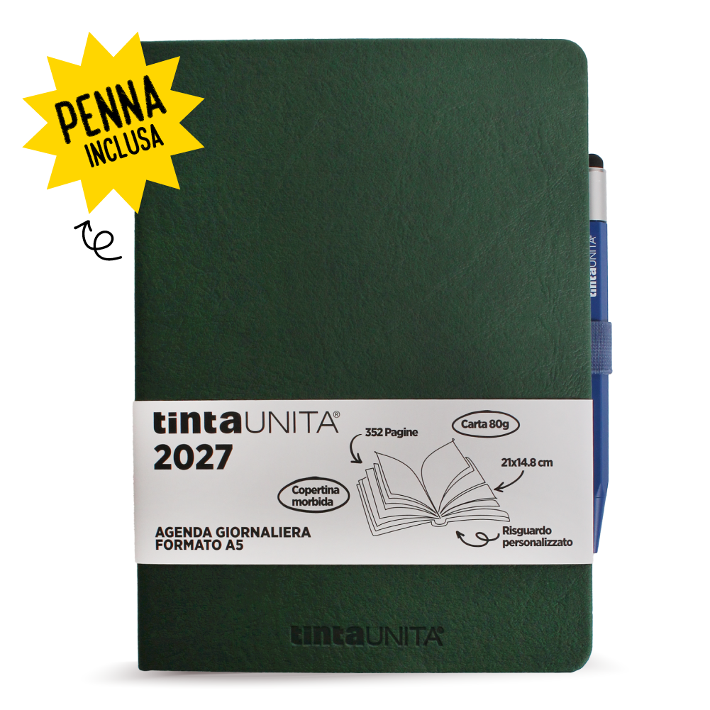 Agenda Giornaliera A5 CONTRAST+ con Touch Pen