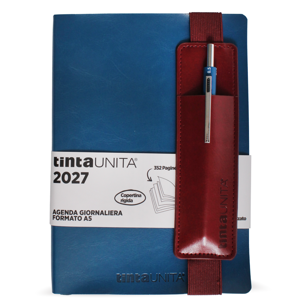Agenda Giornaliera A5 con pouch CONTRAST+