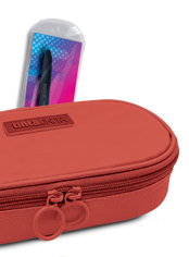 Astuccio Oval Tinta Unita + Penna 4 Colori