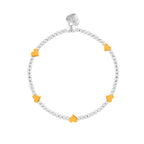 Braccialetto con cuori oro