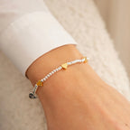Braccialetto con cuori oro