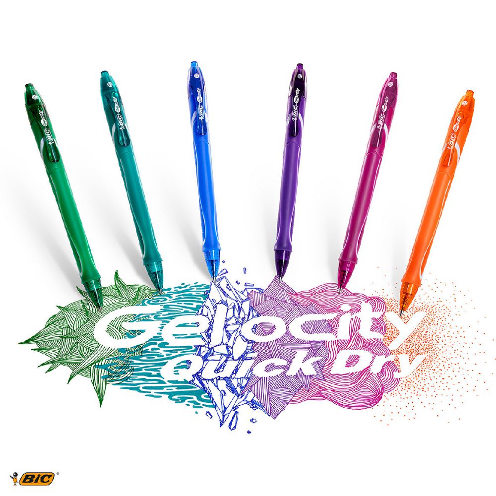 Penna BIC Gelocity Quick Dry