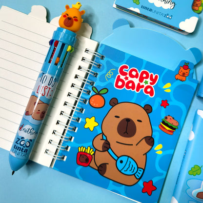 Mini blocchetto Capybara con spirale