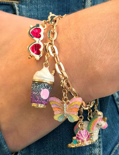 Charm OCCHIALI a Cuore