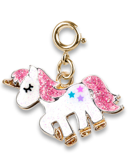 Charm UNICORNO glitter in oro