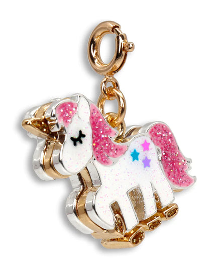 Charm UNICORNO glitter in oro