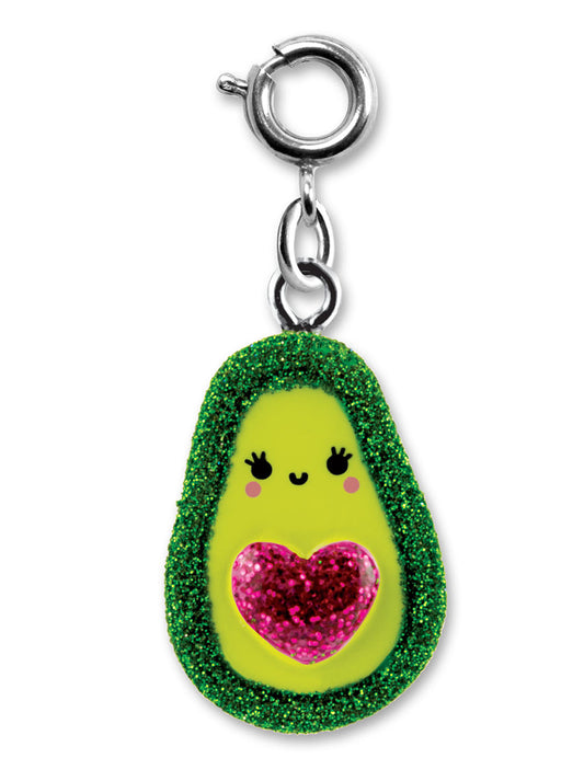 Charm AVOCADO glitterato