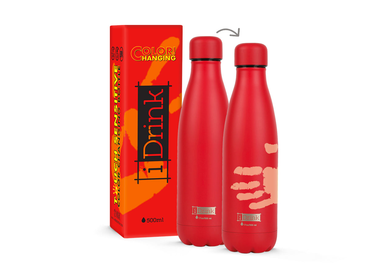 Borraccia Termica 500ml - CHANGE COLOR ROSSA