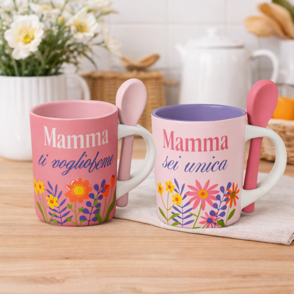 Tazzina Mamma con Cucchiaino