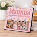 Portafoto Mamma “Migliore del Mondo” con Clip