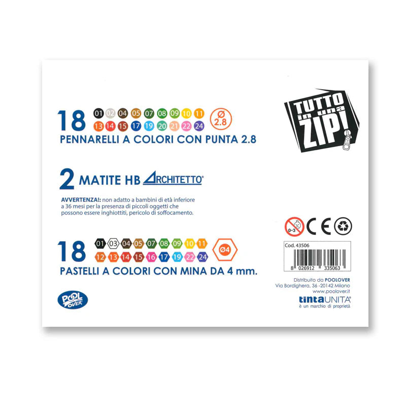 Ricarica Astuccio Tinta Unita 18+18+2