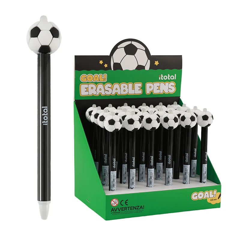 Penna Cancellabile CALCIO Refil BLU