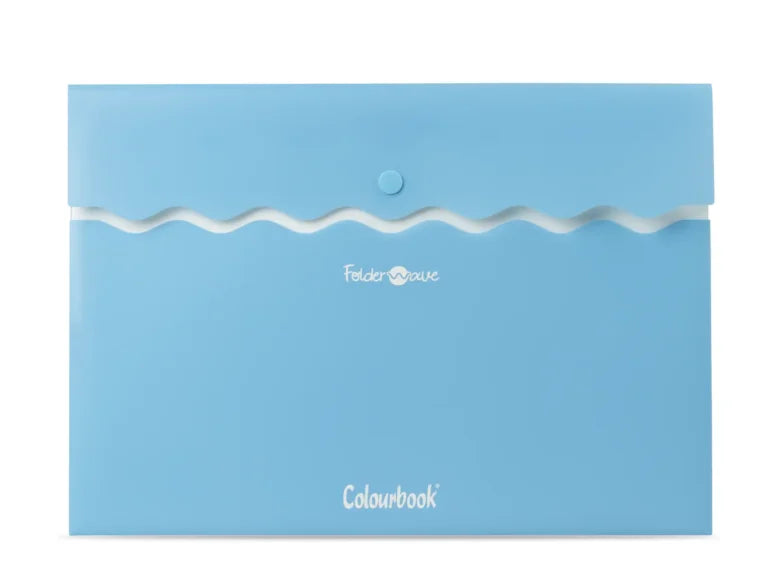 Portadocumenti A4 con bottone Folder Wave