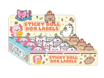 Sticky Roll Box Labels