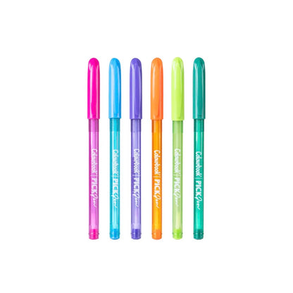 Collezione penne a sfera Pick Pen Colourbook colorate punta 1mm per scrittura precisa
