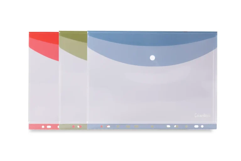 Portadocumenti A4 con bottone Verticale orizzontale