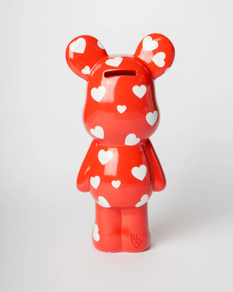 Salvadanaio Teddy Red