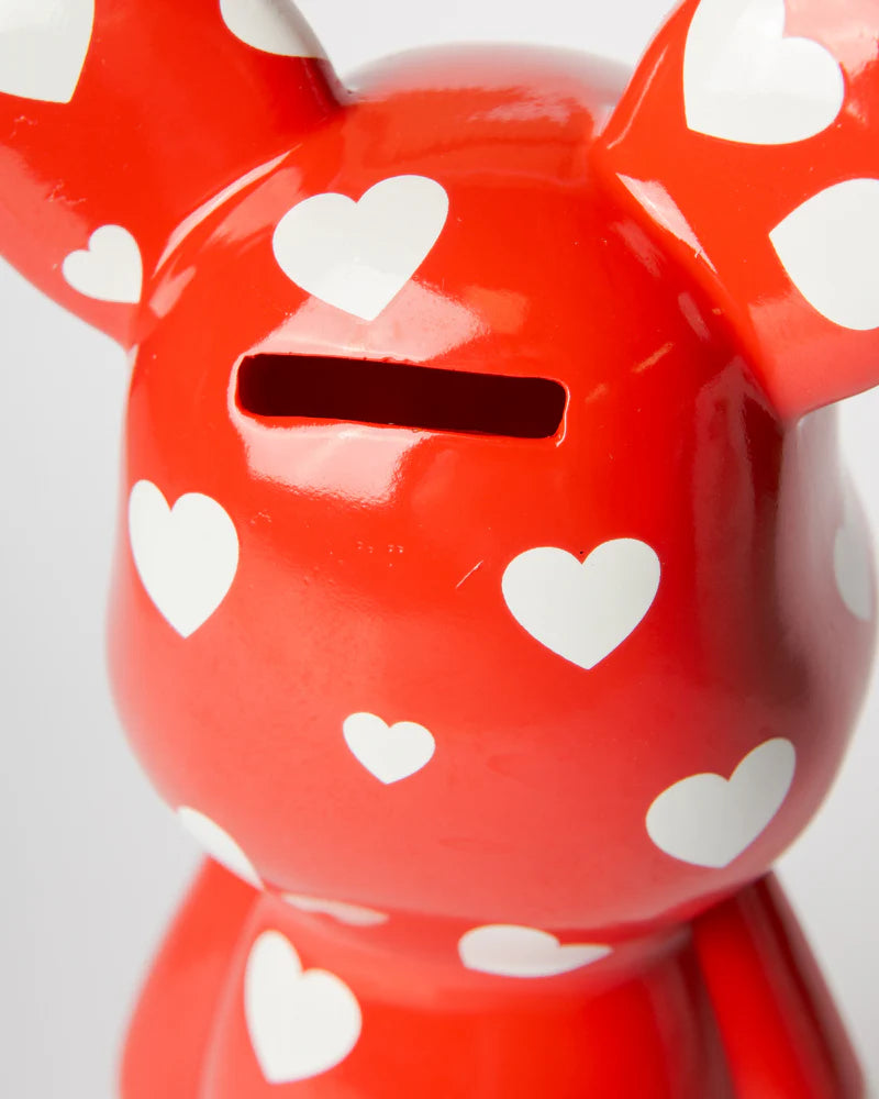 Salvadanaio Teddy Red