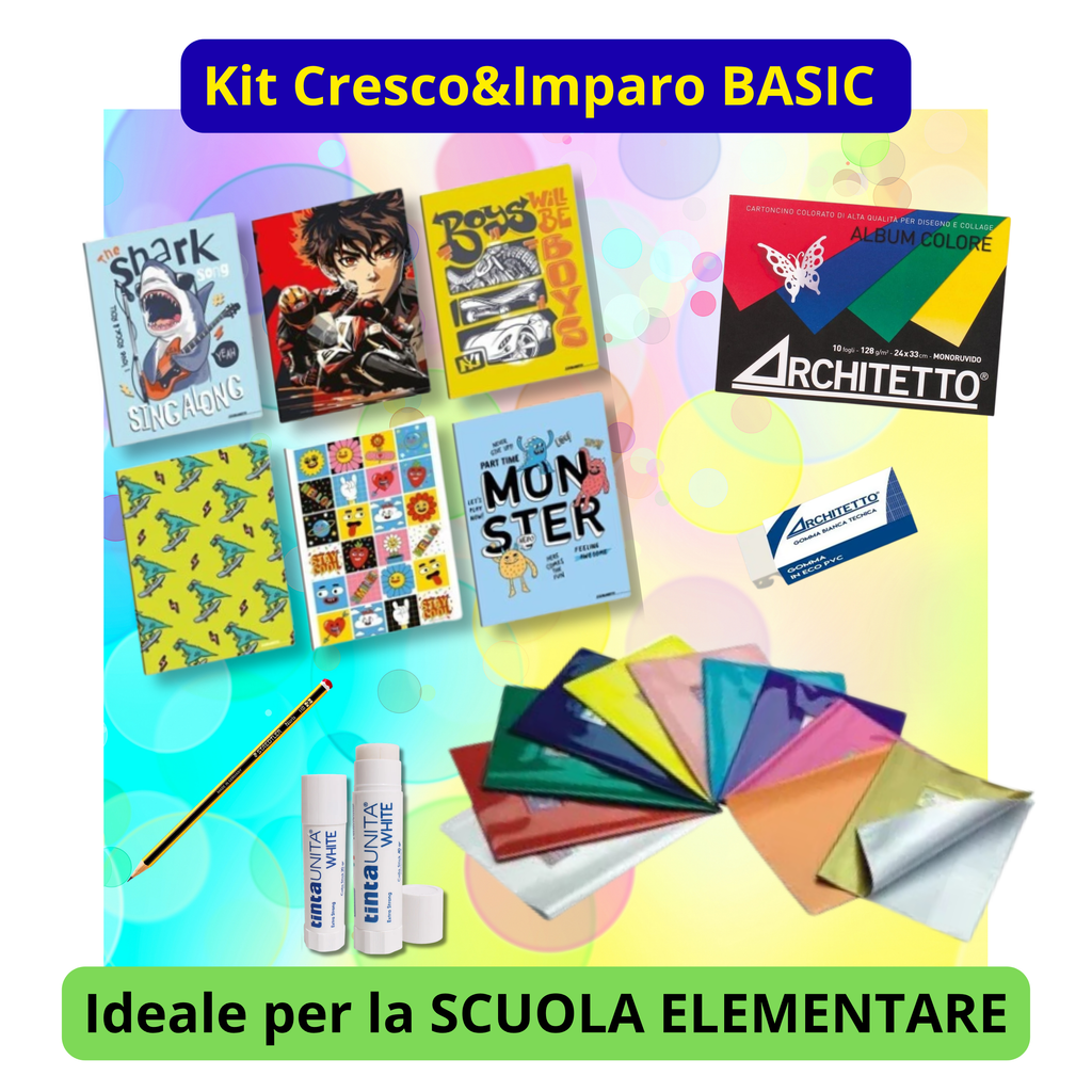 Kit Cresco & Imparo BASIC- Per la SCUOLA ELEMENTARE