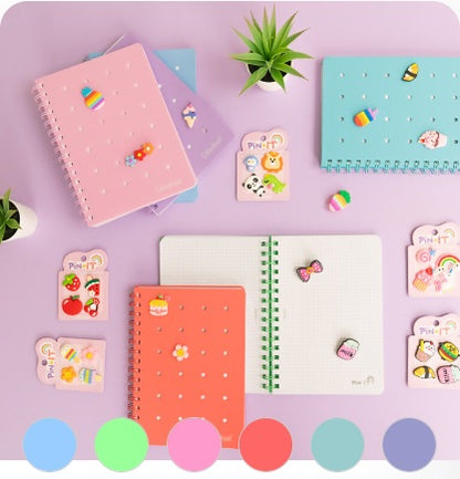 Quaderno A5 Pin-It QUADRETTI