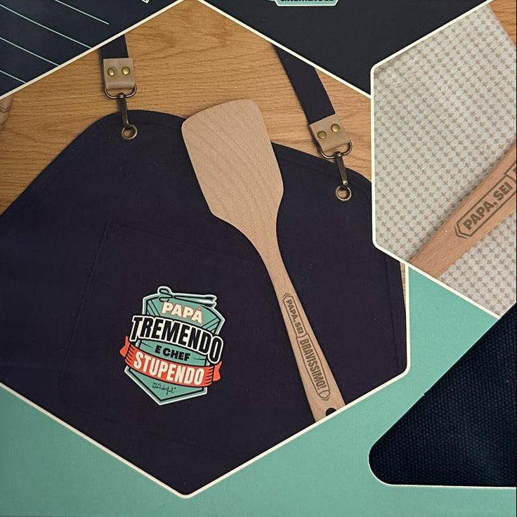 Set Grembiule e Spatola per Papà – Idea Regalo Festa del Papà Mr. Wonderful