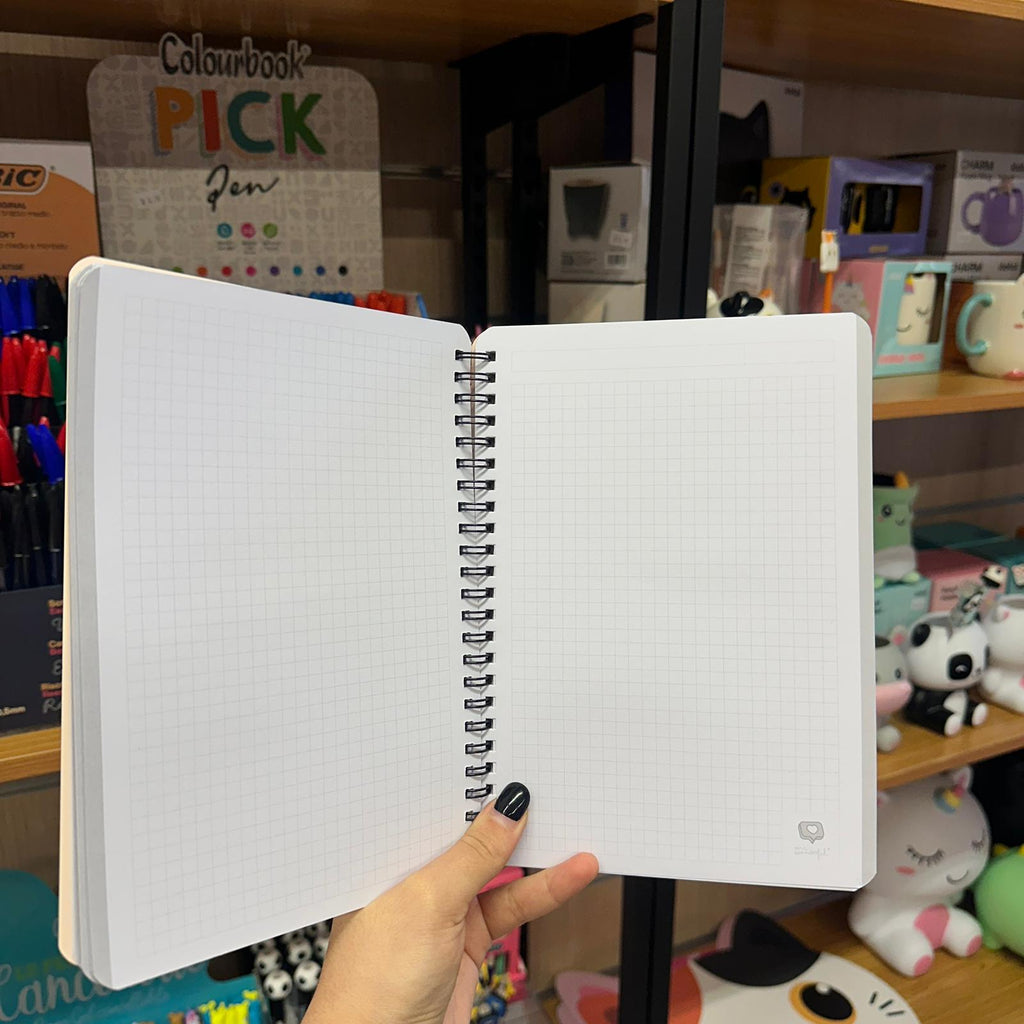 Quaderno A5 Spirale Mr. Wonderful – Go With The Flow ✨