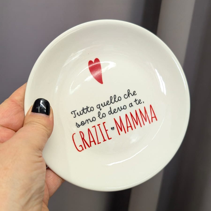 Piattino Decorativo “Grazie Mamma"
