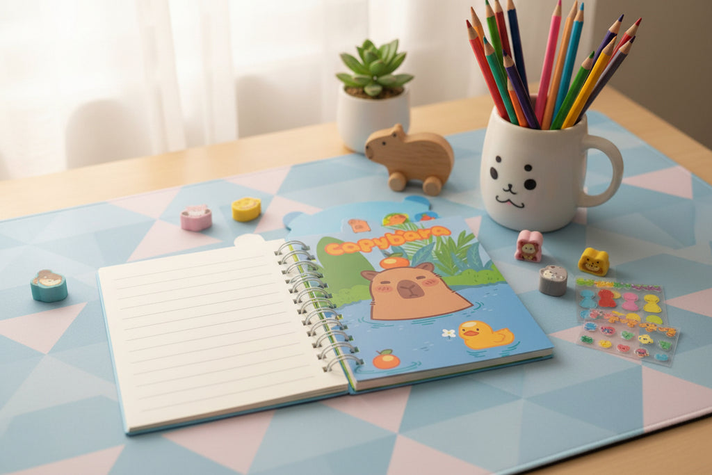 Mini blocchetto Capybara con spirale