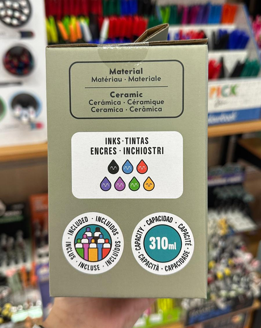 Set tazza da colorare + pennarelli Papà orso – Solo per veri artist-orsi