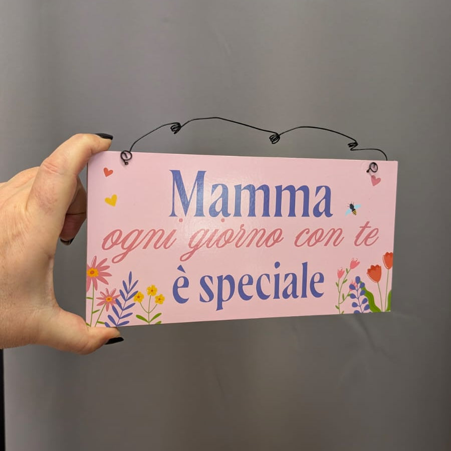 Targhette Decorative in MDF – Festa della Mamma