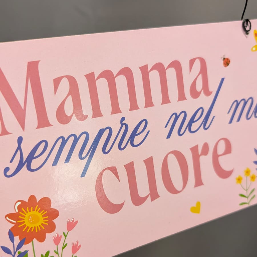 Targhette Decorative in MDF – Festa della Mamma