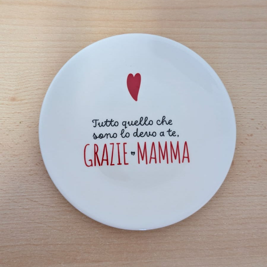 Piattino Decorativo “Grazie Mamma"